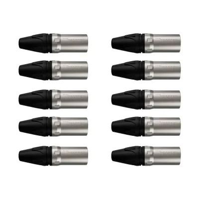 Kit Conector Xlr Macho Wc 1013 (10un) Wireconex