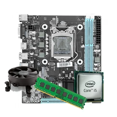 Kit Upgrade Processador Intel Core i5 4570 Placa Mãe H81 Memória Ram 8GB Ddr3 Acompanha Cooler
