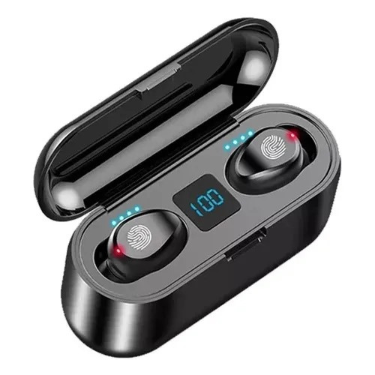 Fone De Ouvido Bluetooth Tws F9 À Prova Dágua E Powerbank
