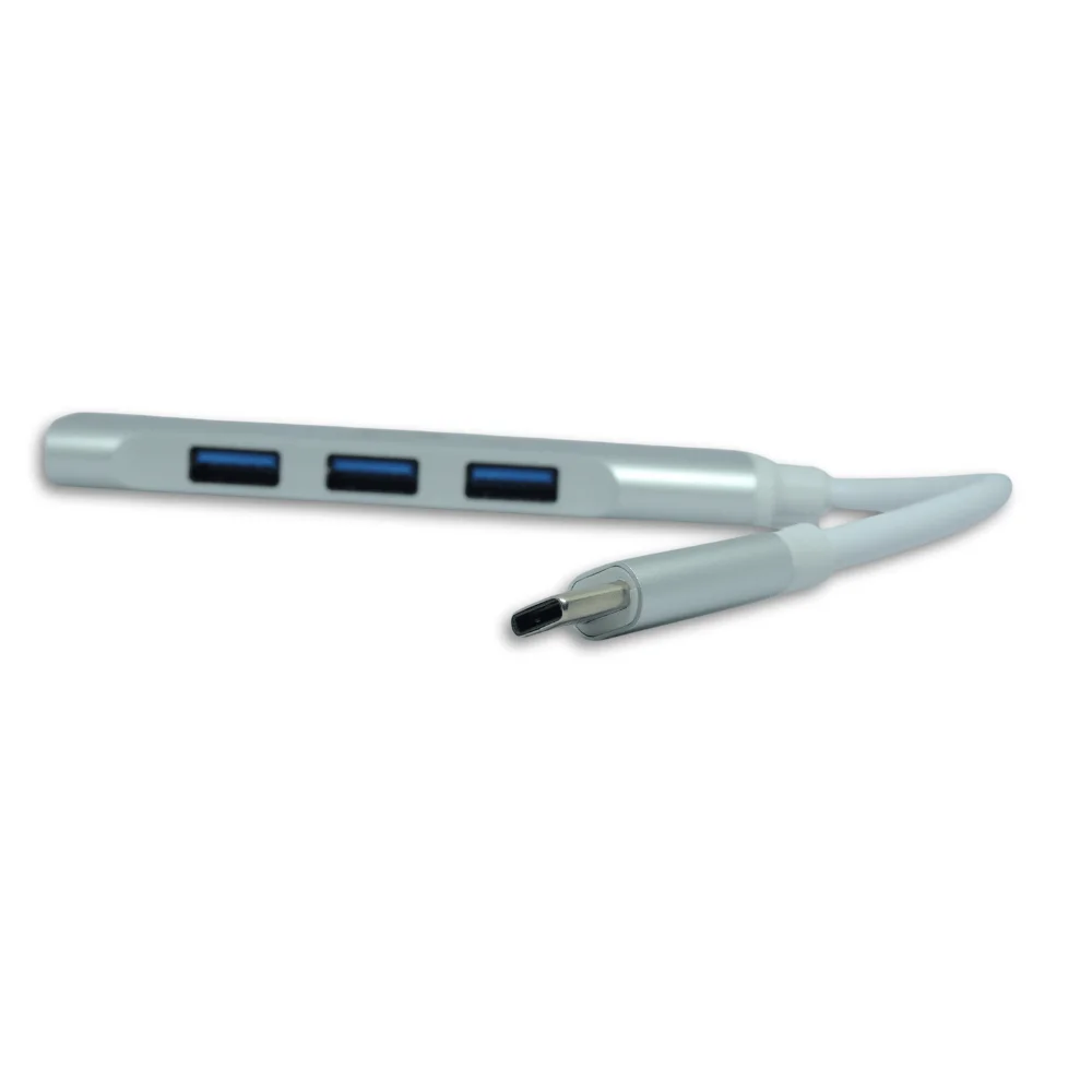 Imagem 4 de 4 do produto Hub Usb-c - 4 Portas Usb 3.0 - Prata - F3 Jc-tyc-4usb