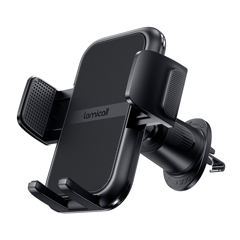 Suporte Celular Lamicall Stcv01 Saída De Ar Veículo Preto