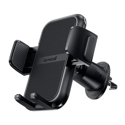Suporte Celular Lamicall Stcv01 Saída De Ar Veículo Preto