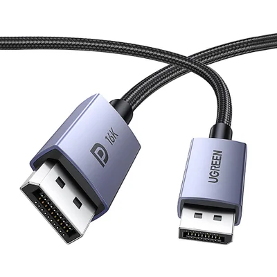 Cabo Displayport 2.1 Ugreen Macho 16-30hz 2metros Preto