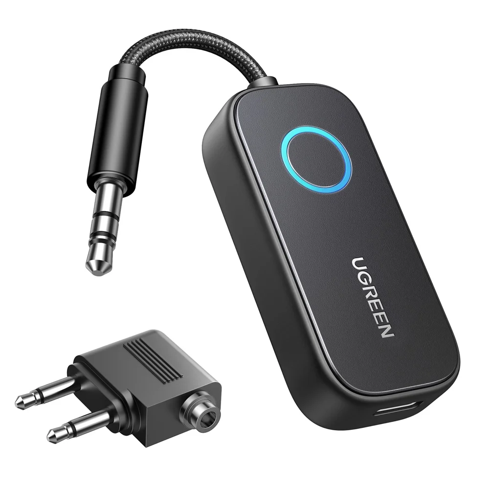 Imagem 5 de 5 do produto Transmissor Receptor Bluetooth Áudio Ugreen 3.5mm Preto