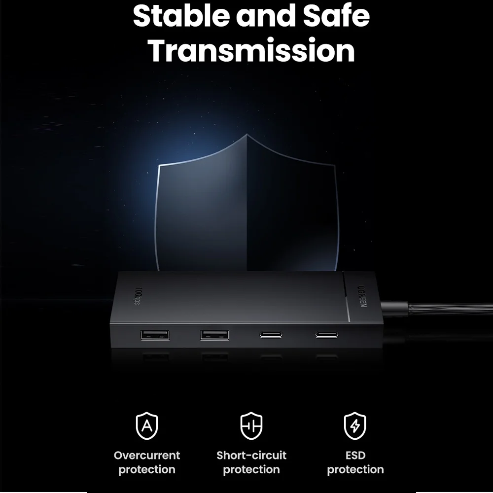 Imagem 4 de 5 do produto Hub Multifuncional Usb-c 3.2 Ugreen 4 Em 1 10gbps Preto