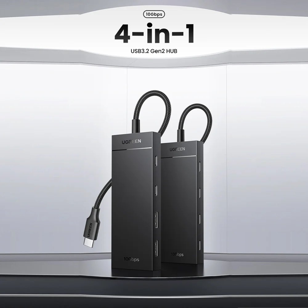 Imagem 5 de 5 do produto Hub Multifuncional Usb-c 3.2 Ugreen 4 Em 1 10gbps Preto