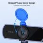 Webcam UGREEN 2K 30FPS Autofoco USB Microfone PC Preta