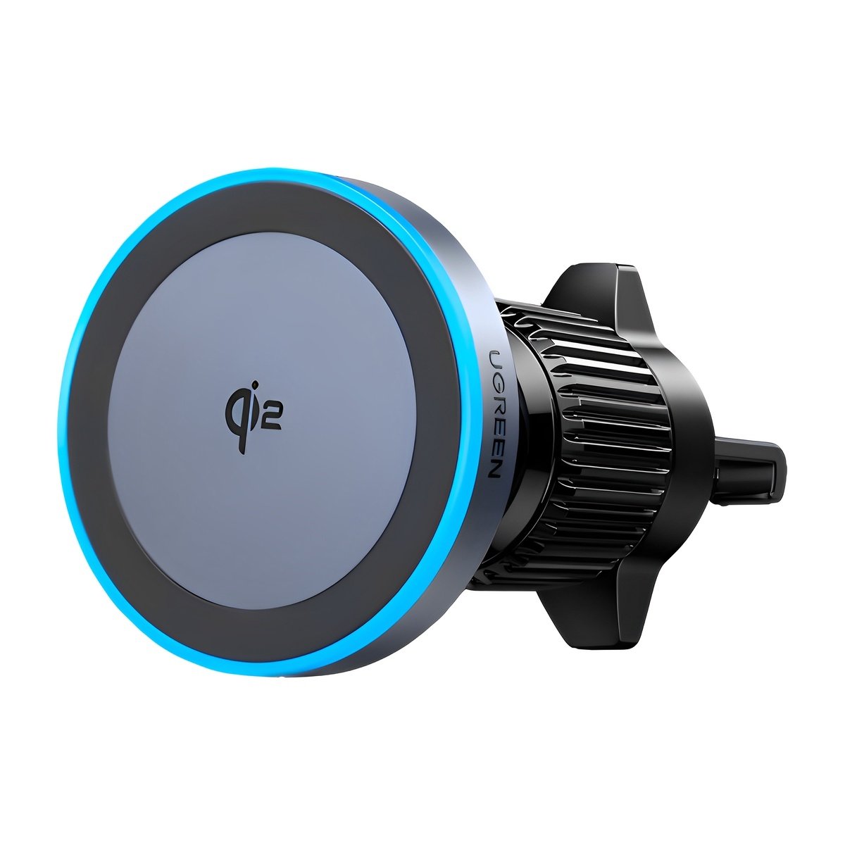 Carregador Magnético Veicular Ugreen 15w Qi2 Celular Preto