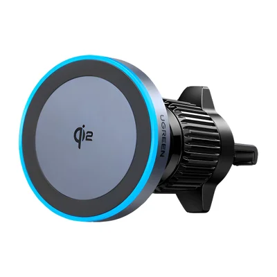 Carregador Magnético Veicular Ugreen 15w Qi2 Celular Preto