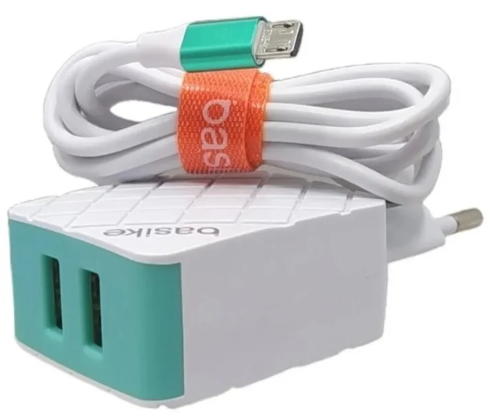 Imagem 3 de 4 do produto Carregador Turbo Orig. Basike Micro Usb V8 Android