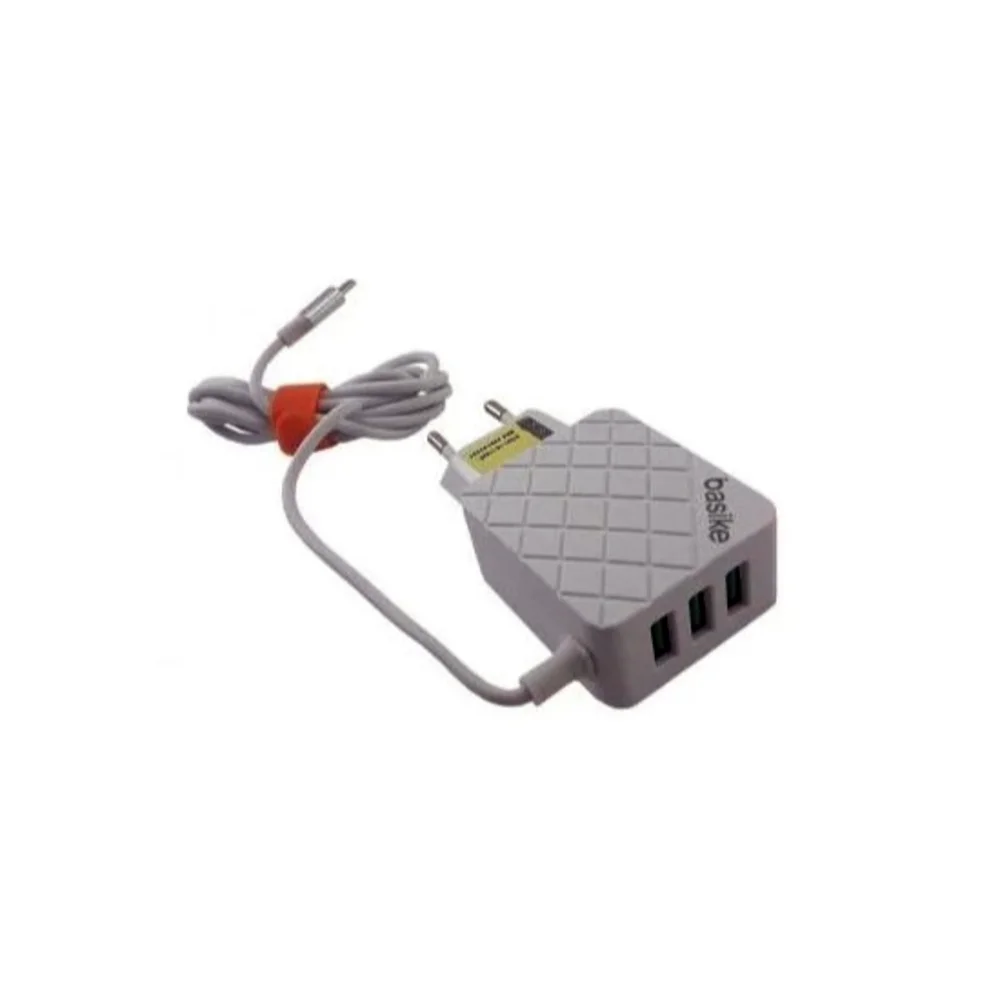 Imagem 4 de 4 do produto Carregador Turbo Orig. Basike Micro Usb V8 Android
