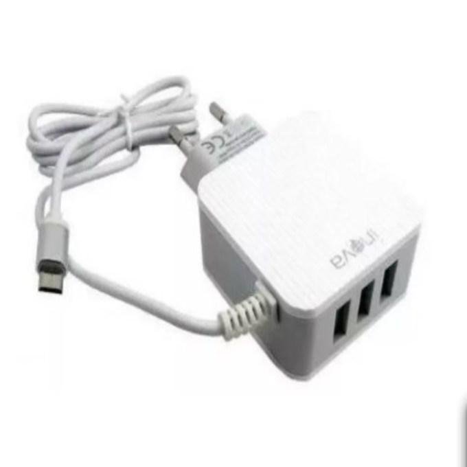 Carregador Inteligente V8 2 Usb 3.1a Car-8490 Branco