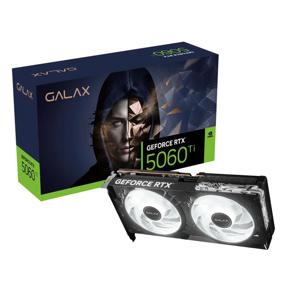 Placa De Video Galax Geforce RTX™ 5060 Ti 1-click Oc 8GB 8GB Gddr7 128-bit - 56isn8mdcpct Placa De Video Galax Geforce RTX™ 5060 Ti 1-click Oc 8GB 8GB Gddr7 128-bit - 56isn8mdcpct