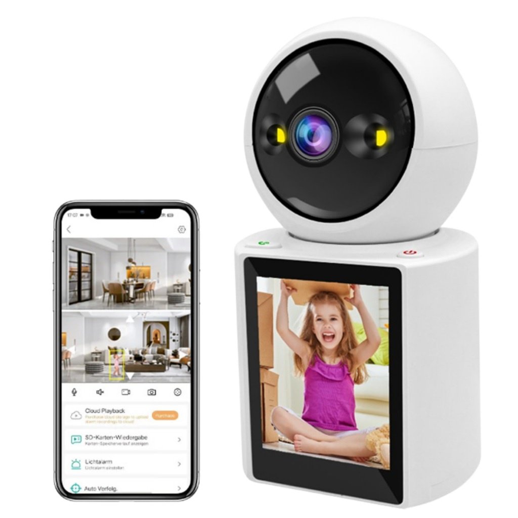 Camera Seg Ip Wi Fi Oem C/ Tela Video Chamada E Babá Eletro