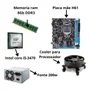 PC Computador Home Office Cpu Intel i5 3470 Placa Mãe H61 8GB Ddr3 Fonte 200w Sem SSD