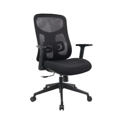 Cadeira De Escritorio Diretor Nr17 Giratória Everest Fratini Cor:preto.