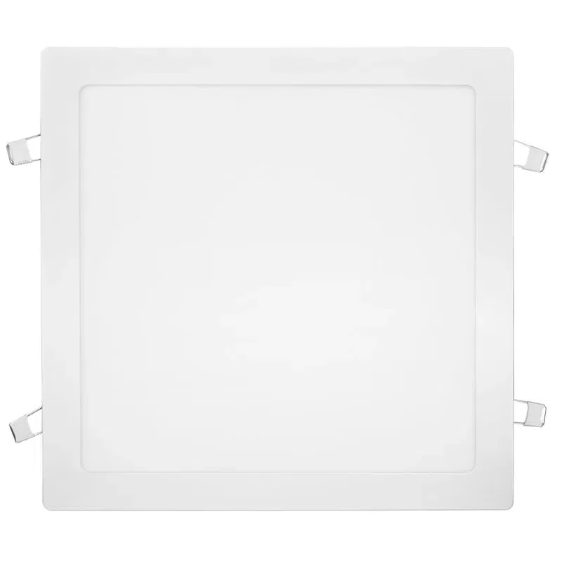 Painel LED Embutir 40w Quadrada 62x62 Cm Branca Morna.