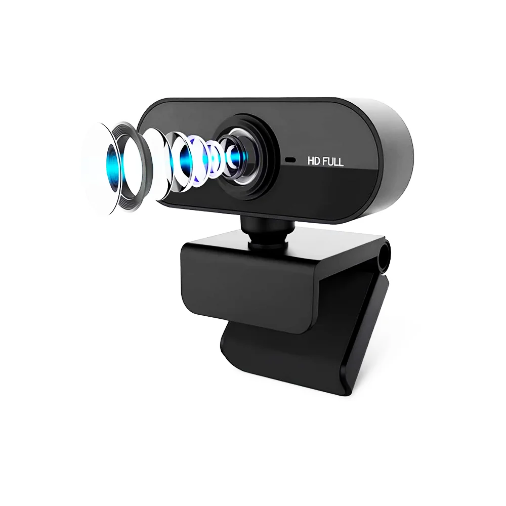 Imagem 3 de 5 do produto Webcam Full Hd 1080p Com Microfone Home Office Video Conferencia