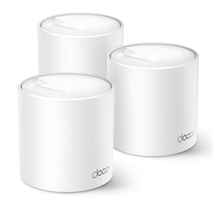 Kit C/3 Mesh Roteador Tp-link Deco X50 Ax3000 Dual Band 2,4/5ghz