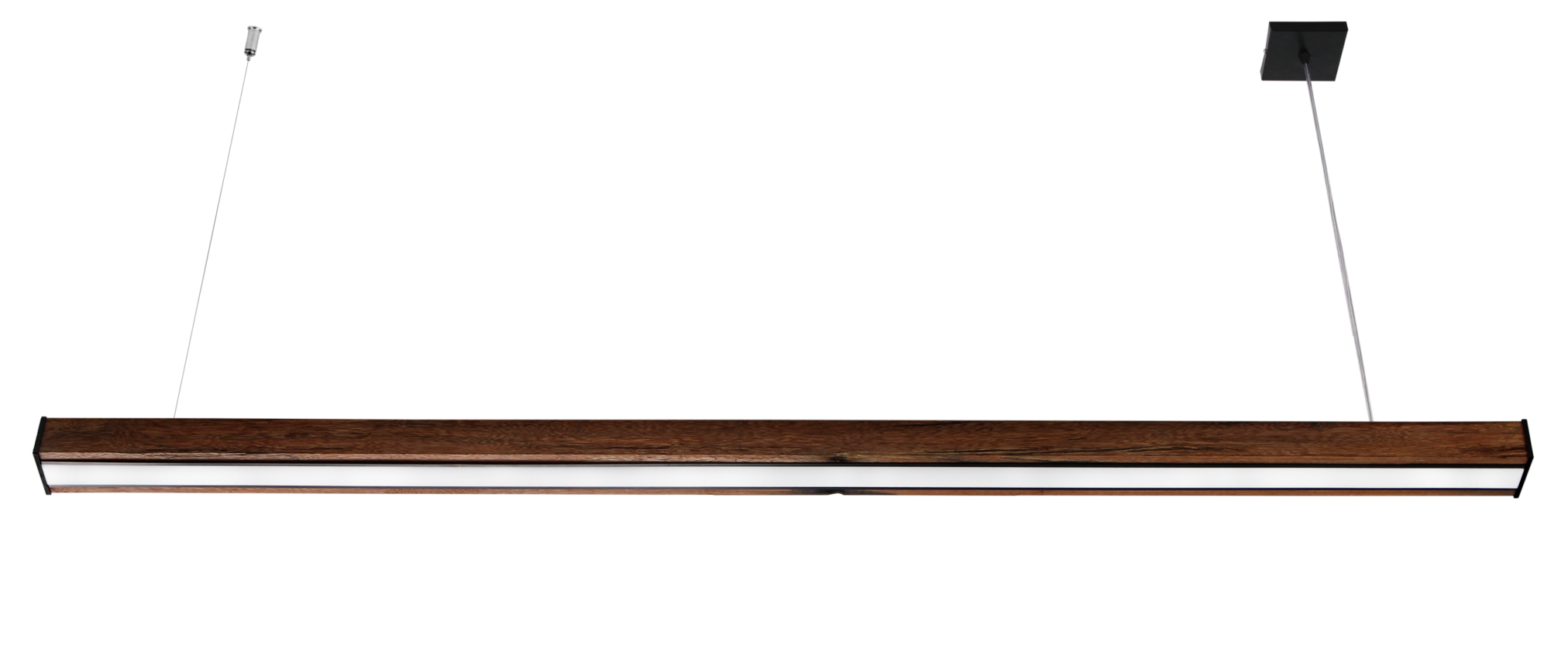 Luminária Pendente LED Cairo, 18w, 2000lm, Bivolt, Madeira Maciça Demolição