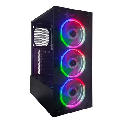 Computador Gamer Certox Stream Amd - 1079 Tc Dual Channel Amd Ryzen 3 5300g Radeon Graphics 16gb Ddr4 (2x8GB) 512gb SSD C/3 Fans Linux