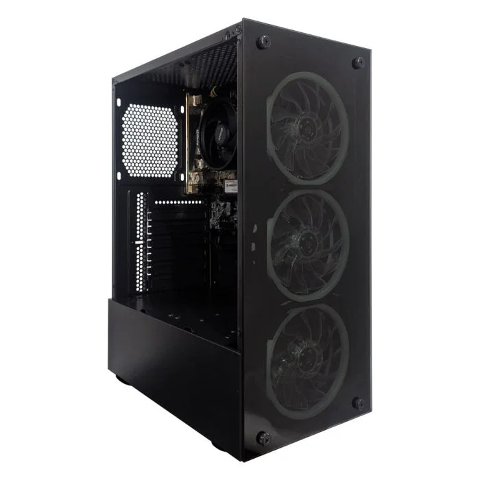 Computador Gamer Stream Amd - 1079 Tc Dual Channel Amd Ryzen 3 5300g Radeon Graphics 16gb Ddr4 (2x8GB) 512gb SSD C/3 Fans Linux - view 3