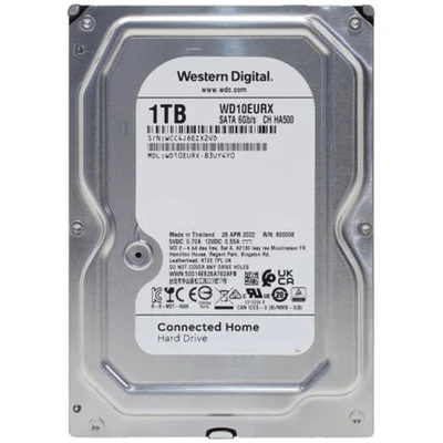 HD WD 1TB 3.5" Sata 3 7200rpm Prateado - WD10EURX OEM