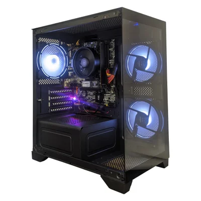 Computador Gamer Certox Stream Amd Aq 1017 Tc Amd Ryzen 3 5300g Radeon Graphics 8GB Ddr4 256gb SSD C/3 Fans Linux