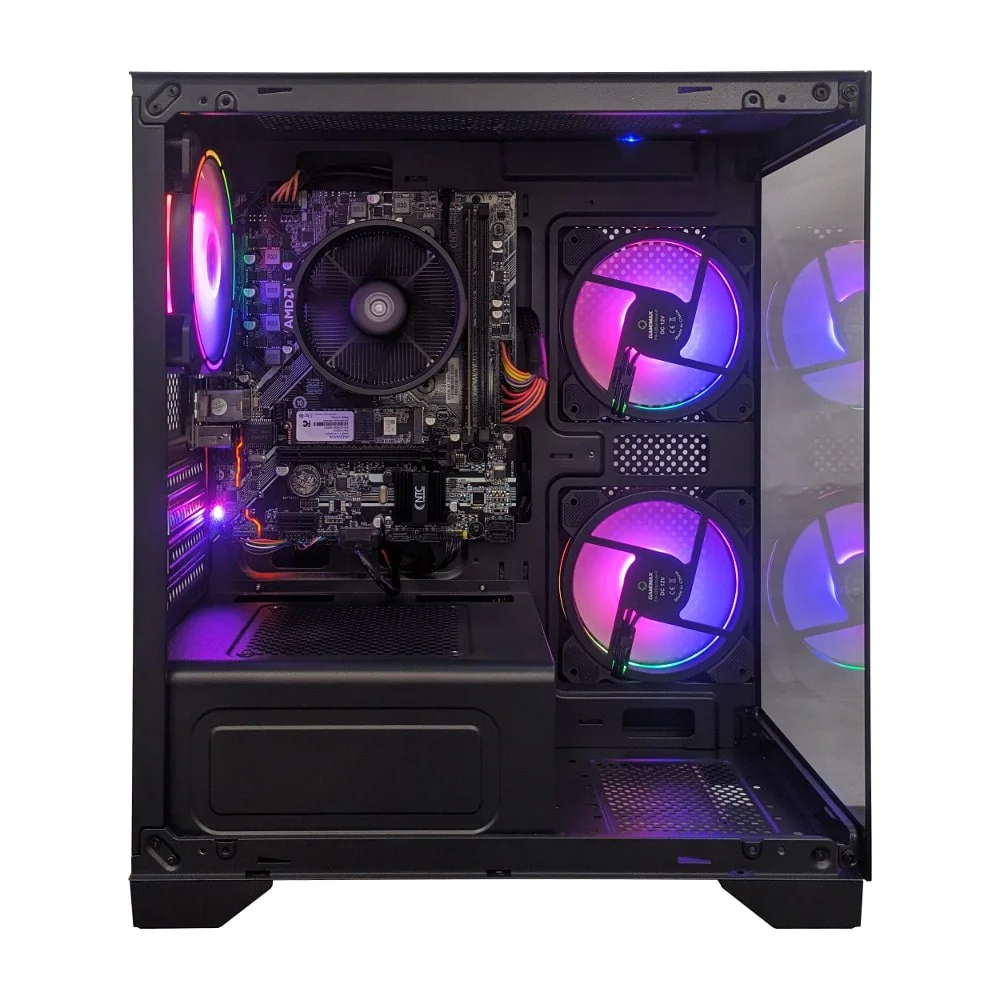 Computador Gamer Stream Amd Aq 1017 Tc Amd Ryzen 3 5300g Radeon Graphics 8GB Ddr4 256gb SSD C/3 Fans Linux - view 3