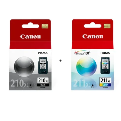 Cartucho De Tinta Canon Kit 2 Cores Pg 210xl Preto E Pg 211xl Color | Ip2700 Mp230 Mp499