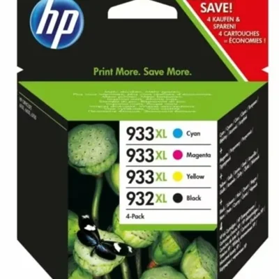 Cartucho De Tinta Hp 932xl E Hp 933xl Kit De 4 Cores Preto, Magenta, Ciano, Amarelo | Officejet 7110 7610 7510