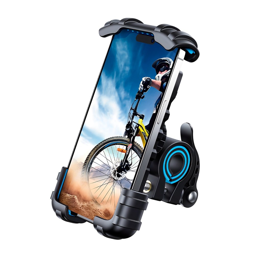 Suporte Celular Lamicall Pra Guidão Motocicleta Azul