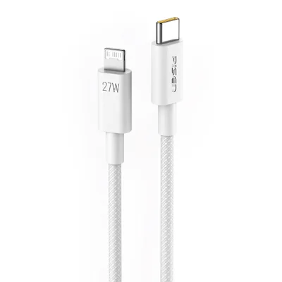 Cabo Usb C/lightning Pisen 3a Macho/macho 1 Metro Cinza