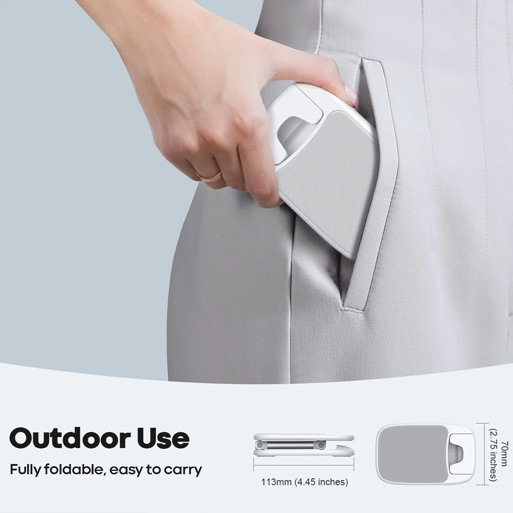 Imagem 3 de 5 do produto Suporte Telefone Dobrável Lamicall Dp13 4 A 8” Branco