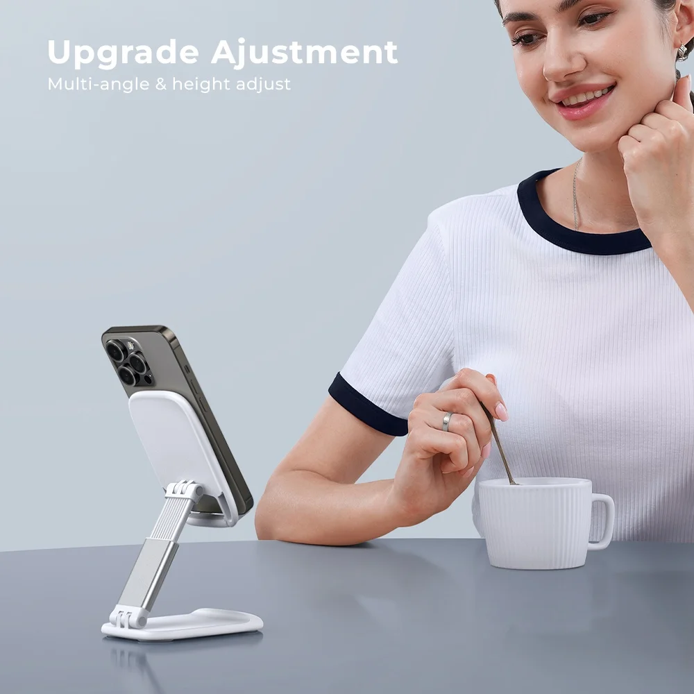 Imagem 4 de 5 do produto Suporte Telefone Dobrável Lamicall Dp13 4 A 8” Branco