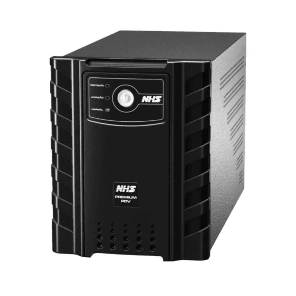 Imagem 3 de 3 do produto Nobreak Nhs Premium Giii 3000va Ent. Bivolt Sai. 120v 3x17ah 36v 8 Tomadas - 90.e0.030200