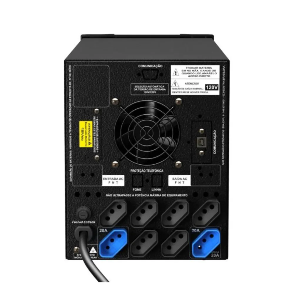 Nobreak Nhs Premium Giii 1500va Ent. Bivolt Sai. 120v 1x58ah 12v 8 Tomadas - 90.d1.015700
