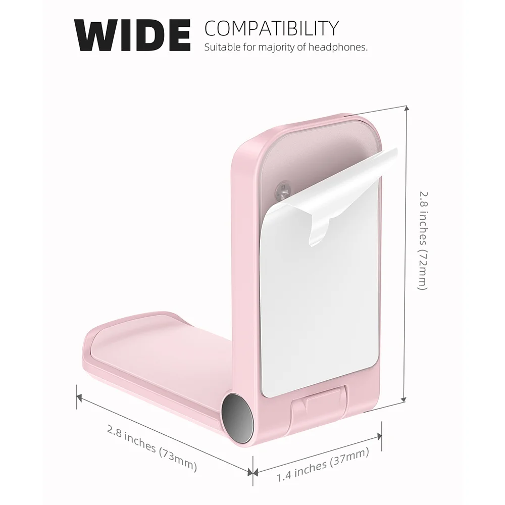 Imagem 2 de 5 do produto Suporte Dobrável Mesa Lamicall Dh02 P/fone Ouvido Rosa
