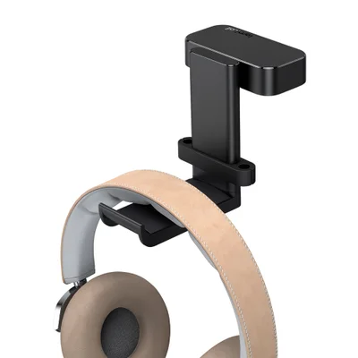 Suporte De Mesa Lamicall Dh01 Braçadeira P/fone  Preto