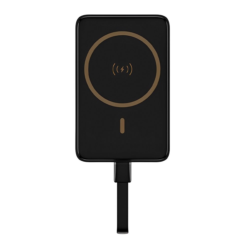 Power Bank Magnética Pisen Usb C 10000mah Máx 30w Preta