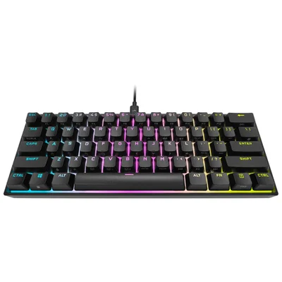CORSAIR K65 RGB MINI 60%キーボード 銀軸 Teclado-Corsair-K65-RGB-Mini-