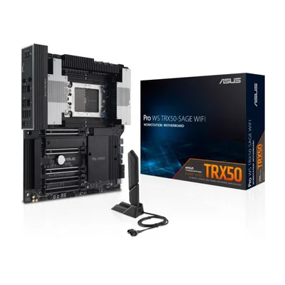 Placa Mãe Asus Pro Ws Trx50-sage Wifi 7 Amd Str5 4xDDR5 Chipset Amd Trx50 Ceb
