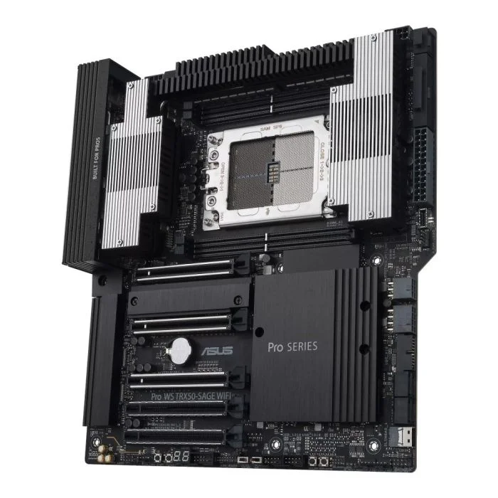 Imagem 4 de 5 do produto Placa Mãe Asus Pro Ws Trx50-sage Wifi 7 Amd Str5 4xDDR5 Chipset Amd Trx50 Ceb