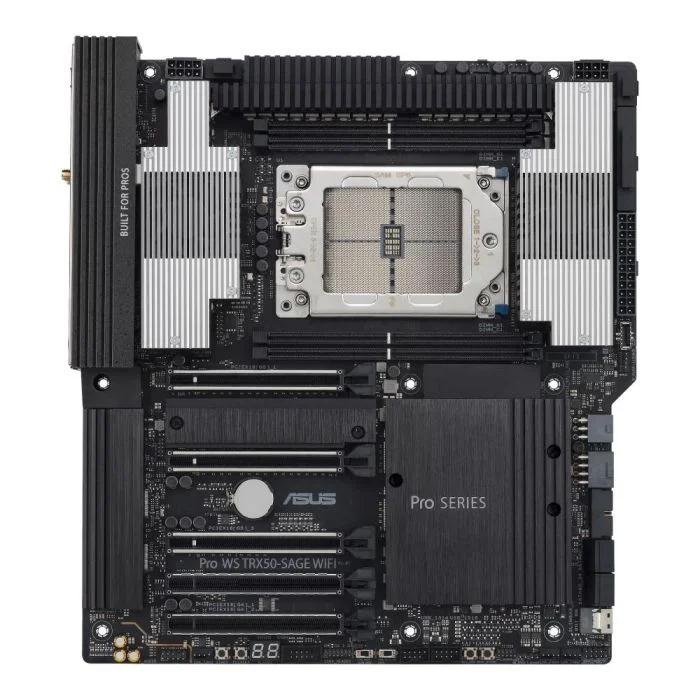 Imagem 5 de 5 do produto Placa Mãe Asus Pro Ws Trx50-sage Wifi 7 Amd Str5 4xDDR5 Chipset Amd Trx50 Ceb