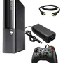 Console 360  4gb Standard Cor Matte Black + Kinect + 1 Controle