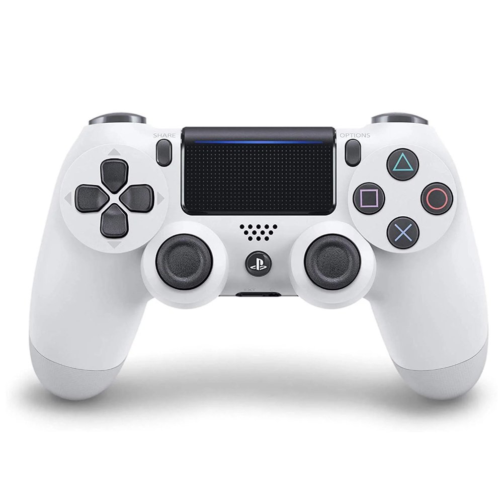 Controle Compatível Com Ps4 Dualshock 4 Joystick Sem Fio Bluetooth - Branco