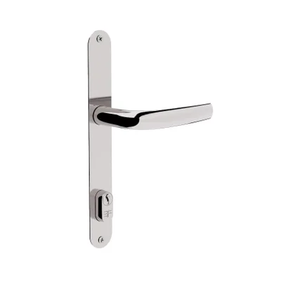 Fechadura Perfil Estreito 5122/11450 Externa Espelho Cromado 21mm 3f