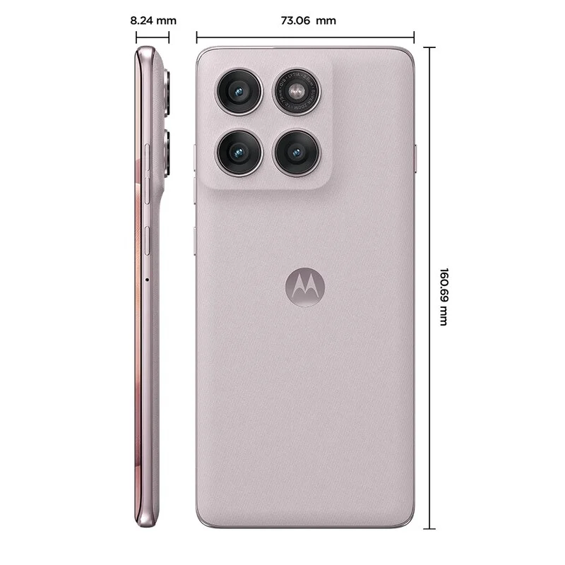 Smartphone Motorola Edge 60 Pro 5g - Rosa, 512gb, Ram 24gb (12gb Ram+12gb Ram Boost), Câmera 50mp E Tela De 6,7"