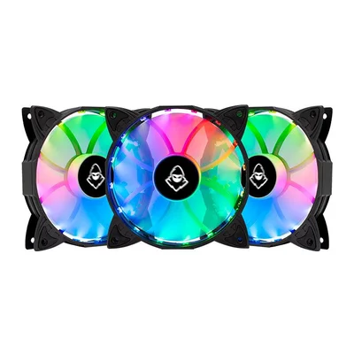 Kit 3 Fans Mancer Z100 RGB Com Controladora 120mm - Mcr-z10RGB-01