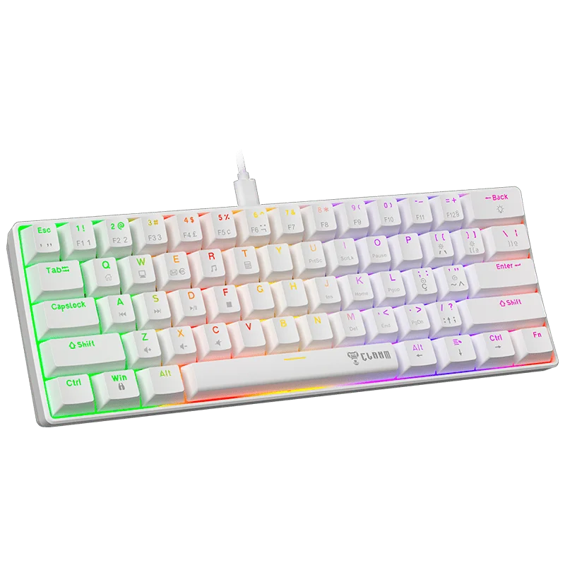 Teclado Gamer Mecânico 60% Snow Walker V2 RGB - Switch Red - Anti Ghosting - Hot Swapple - C/ Software Teclado Gamer Mecânico 60% Snow Walker V2 RGB - Switch Red - Anti Ghosting - Hot Swapple - C/ Software